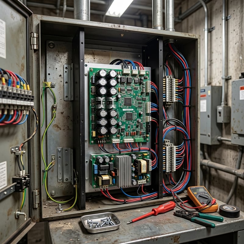 OTIS KCA26800ABS8 VFD بورڈ کی تنصیب