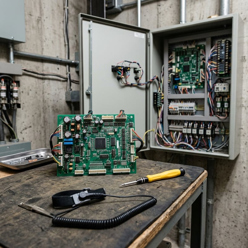 Toshiba CCU-500B سگنل بورڈ کی تنصیب